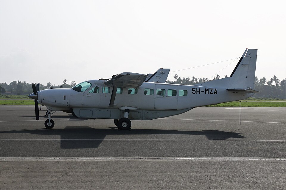 Aircraft registered 5H-MZA