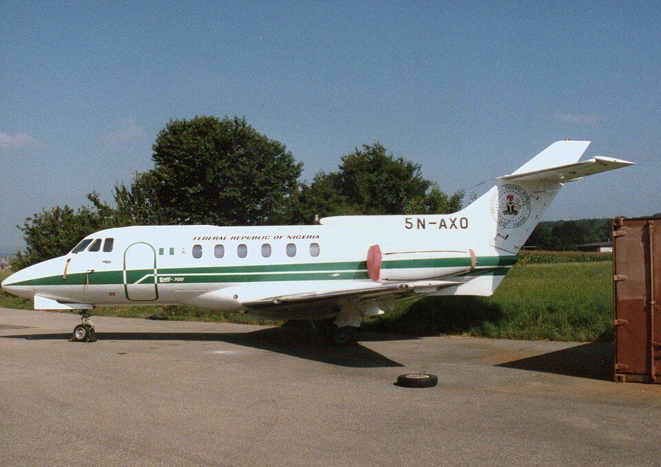 Aircraft registered 5N-AXO