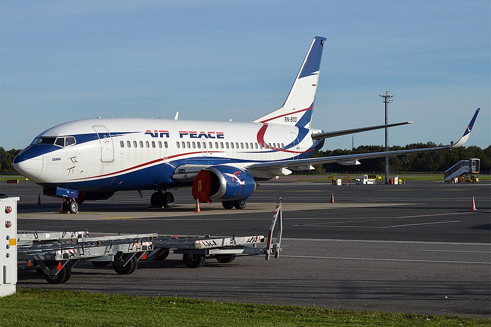 Aircraft registered 5N-BQQ