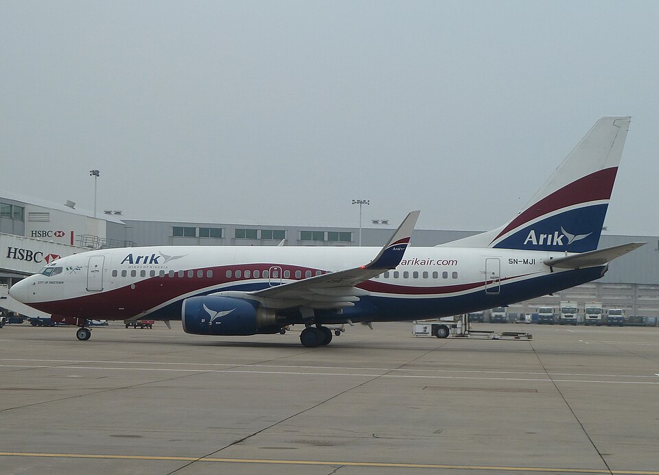 Aircraft registered 5N-MJI