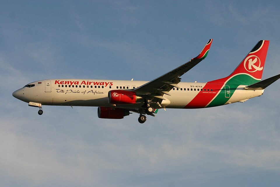 Aircraft registered 5Y-KYA