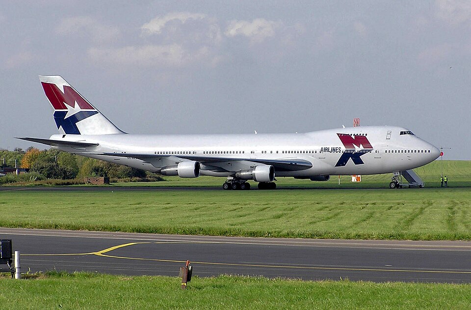 Aircraft registered 9G-MKJ