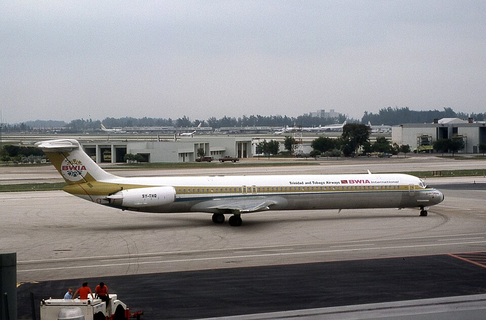 Aircraft registered 9Y-THQ