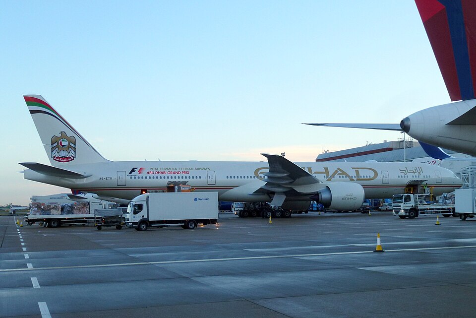 Aircraft registered A6-ETR
