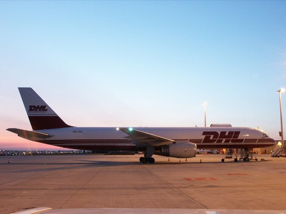 Aircraft registered A9C-DHL