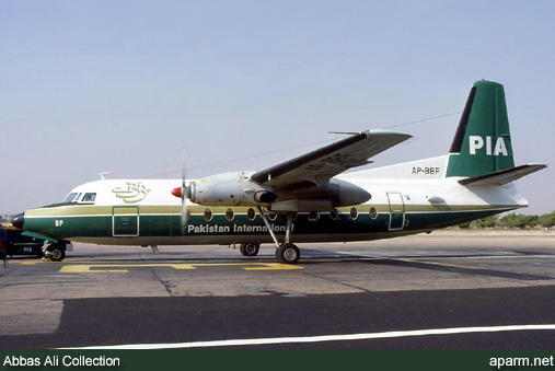 Aircraft registered AP-BBF