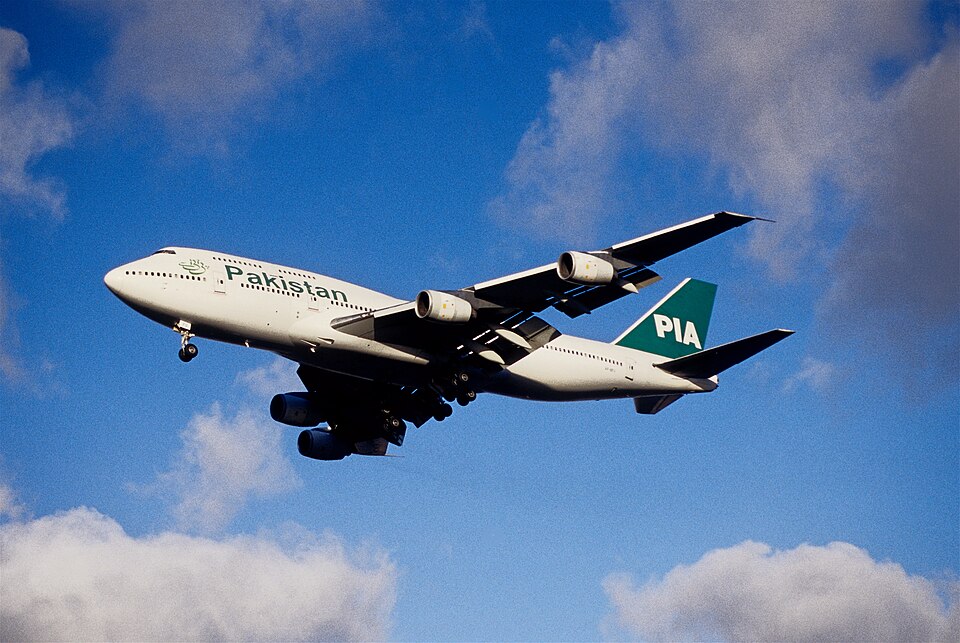 Aircraft registered AP-BFV