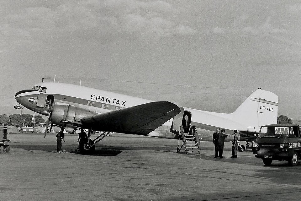 Aircraft registered EC-AQE