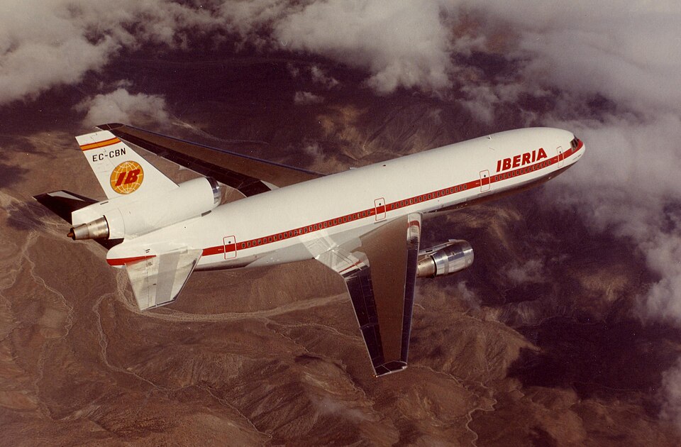 Aircraft registered EC-CBN