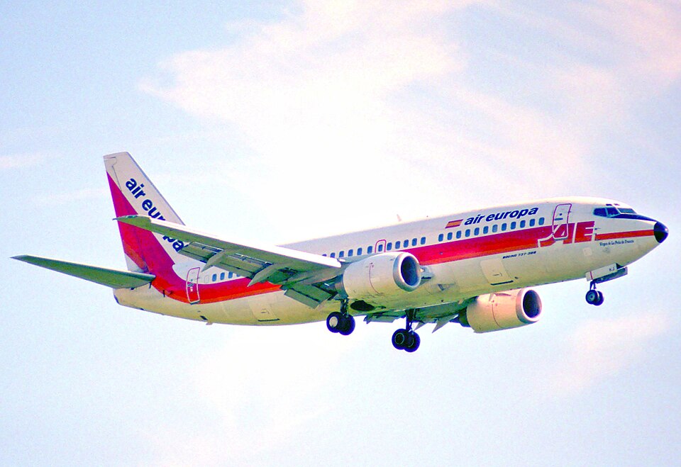 Aircraft registered EC-FKJ