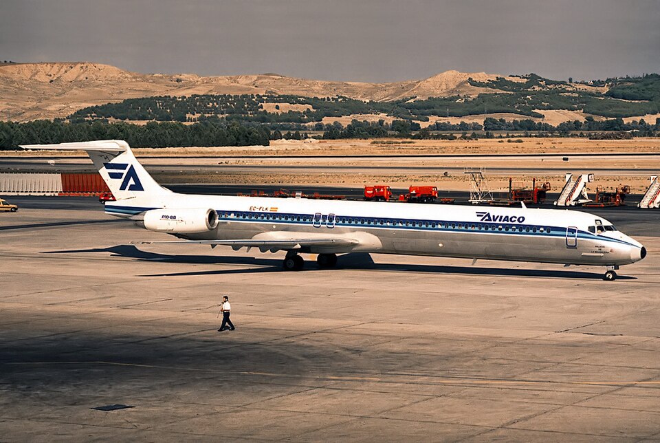 Aircraft registered EC-FLK