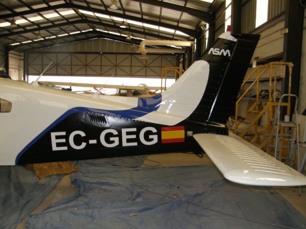 Aircraft registered EC-GEG