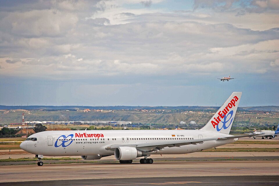 Aircraft registered EC-HPU