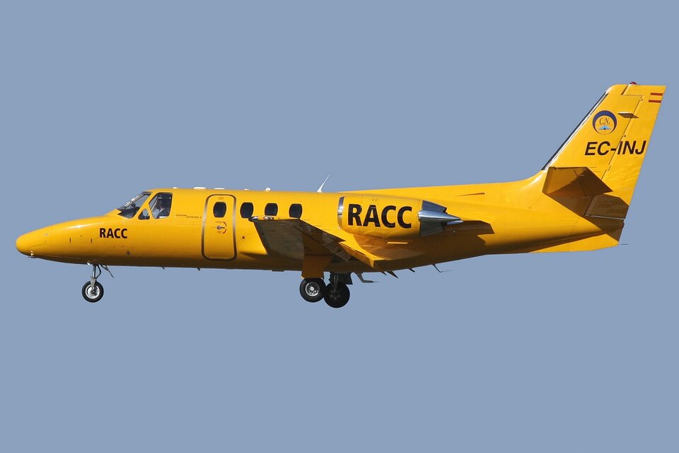 Aircraft registered EC-INJ