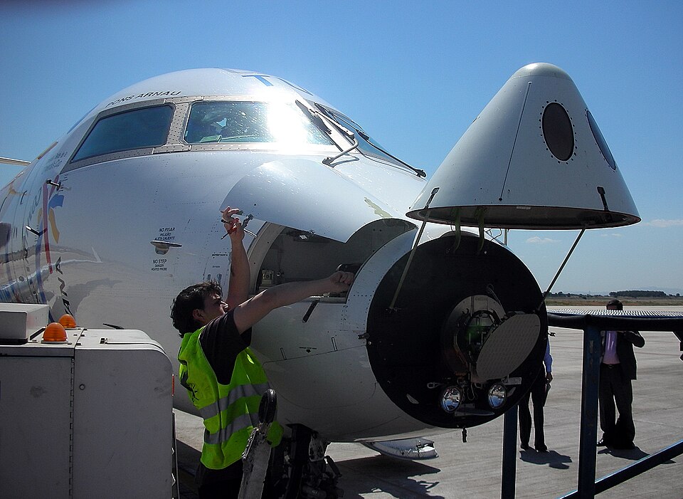 Aircraft registered EC-ITU
