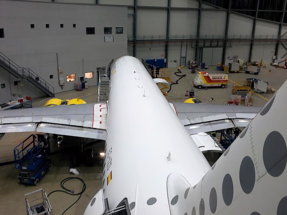 Aircraft registered EC-IZD