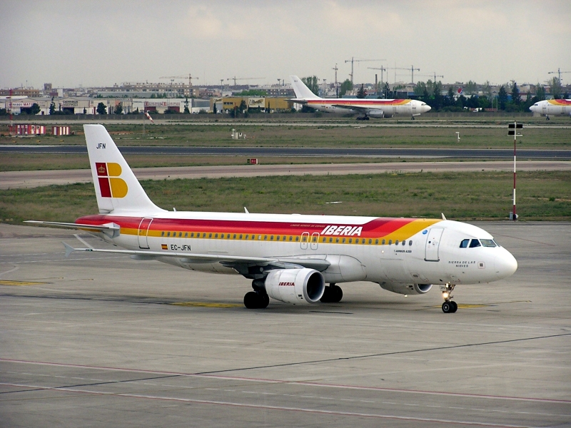Aircraft registered EC-JFN