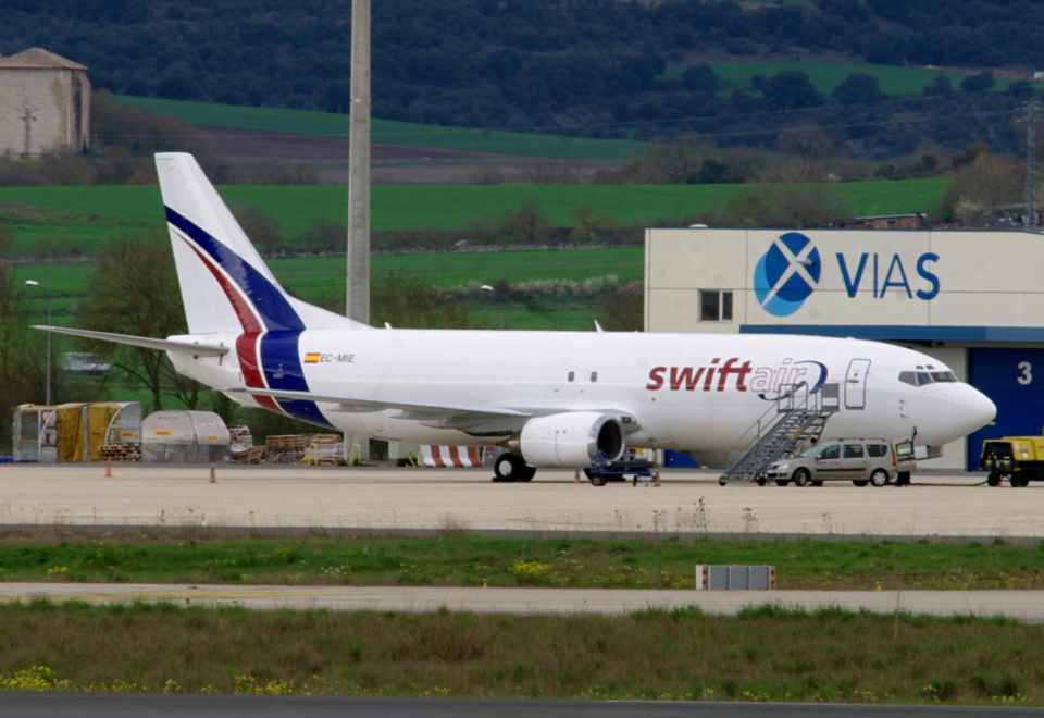 Aircraft registered EC-MIE