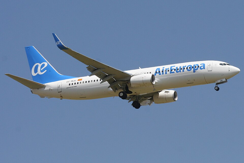 Aircraft registered EC-MJU