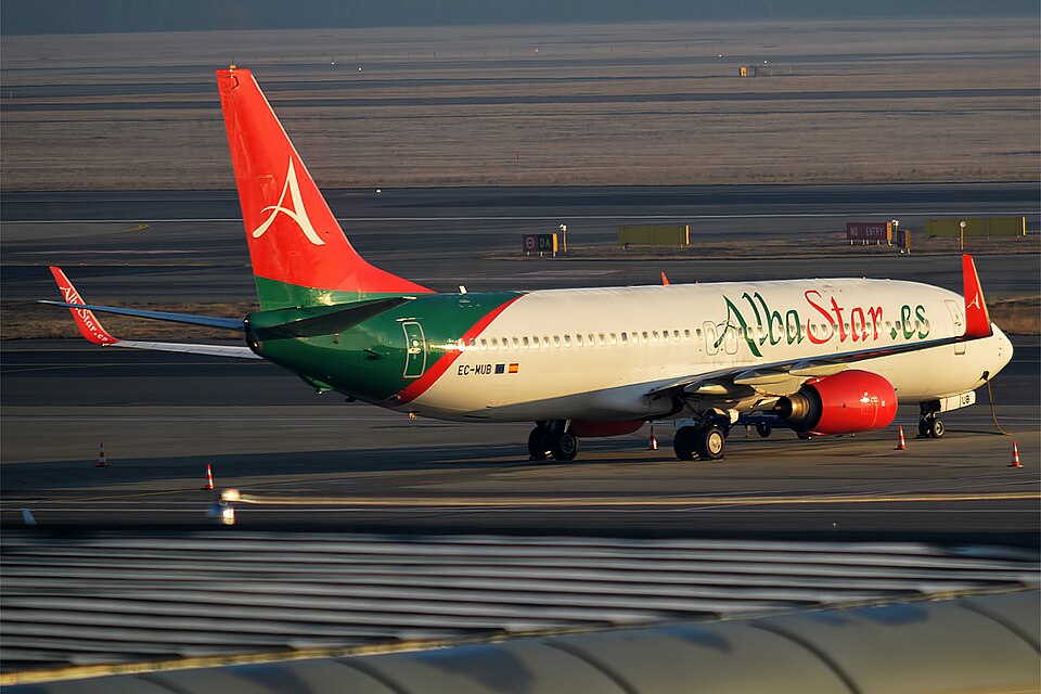 Aircraft registered EC-MUB