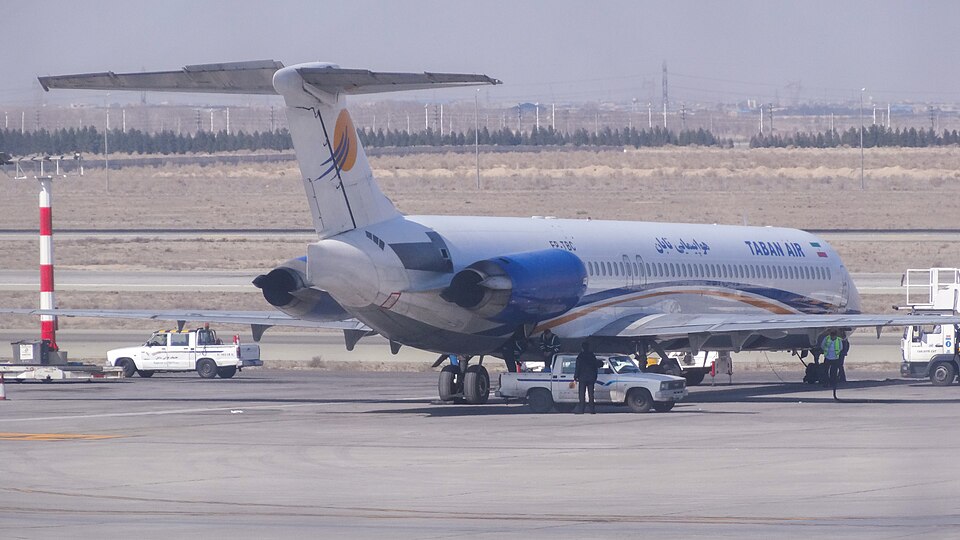 Aircraft registered EP-TBC