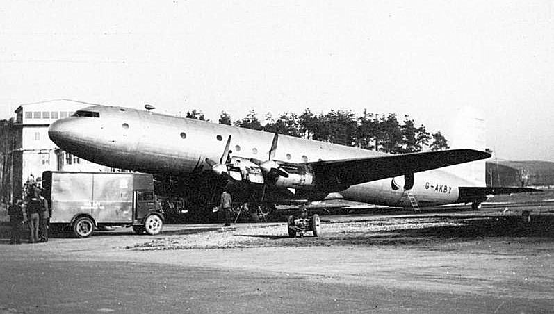 Aircraft registered G-AKBY