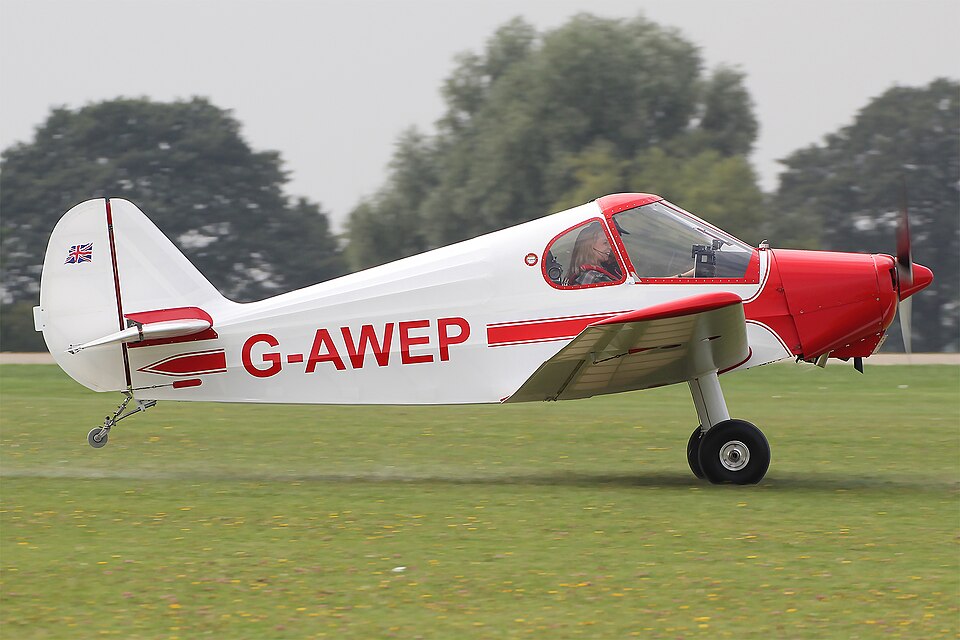 Aircraft registered G-AWEP