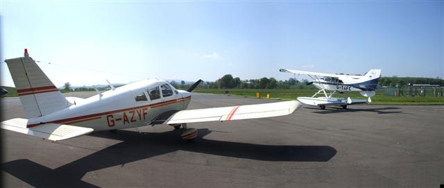 Aircraft registered G-AZYF