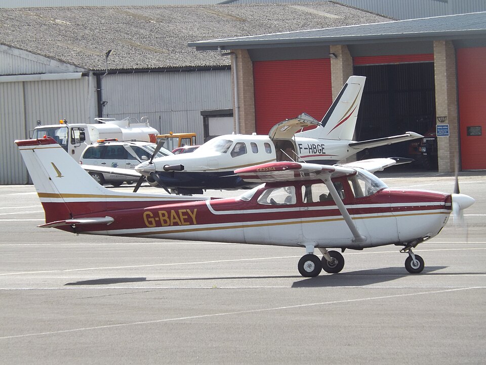 Aircraft registered G-BAEY
