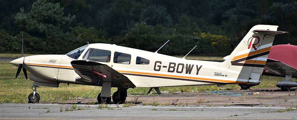 Aircraft registered G-BOWY