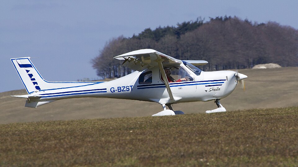 Aircraft registered G-BZST