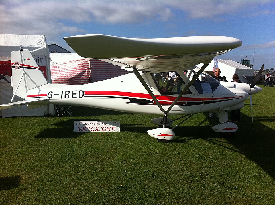 Aircraft registered G-IRED