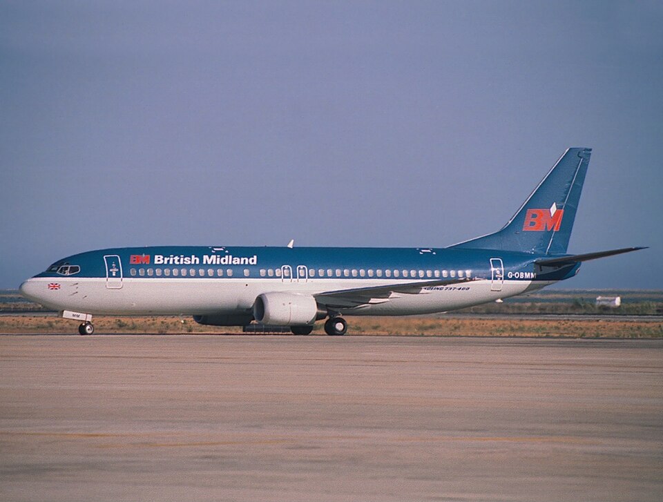 Aircraft registered G-OBMM