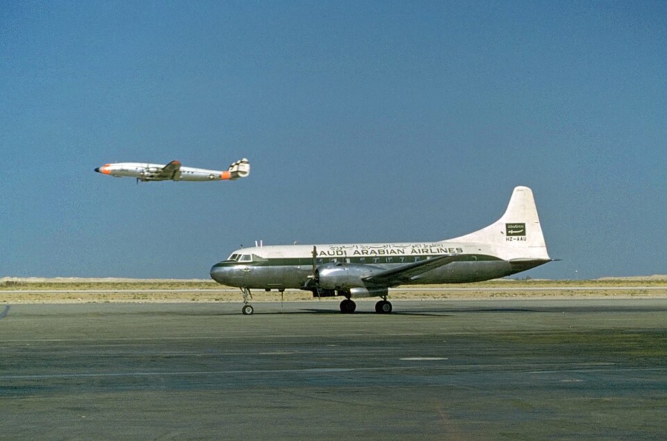 Aircraft registered HZ-AAU