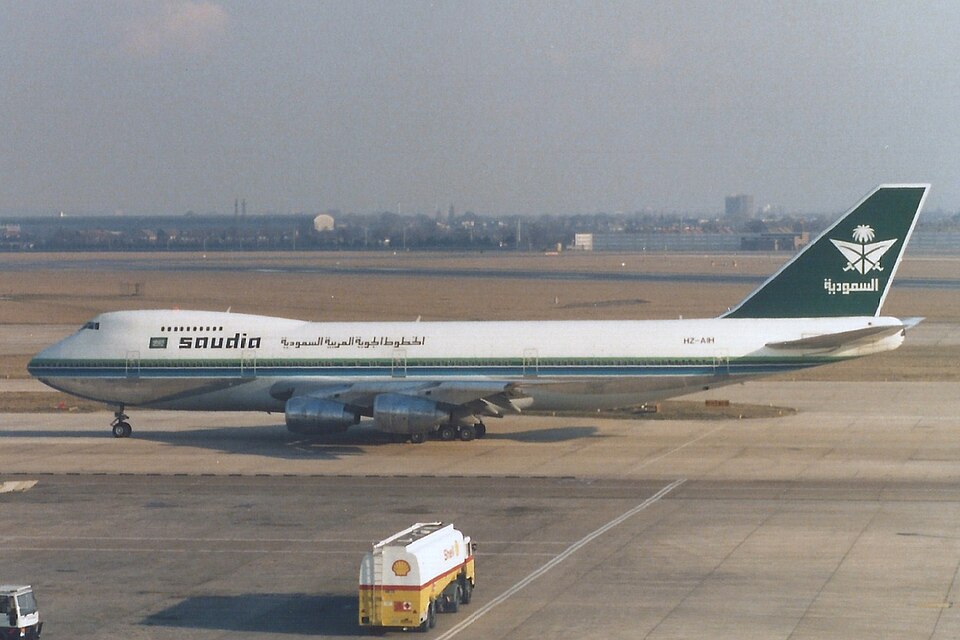 Aircraft registered HZ-AIH