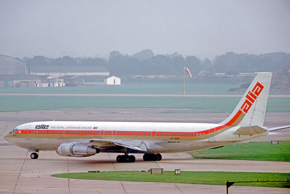 Aircraft registered JY-ADO