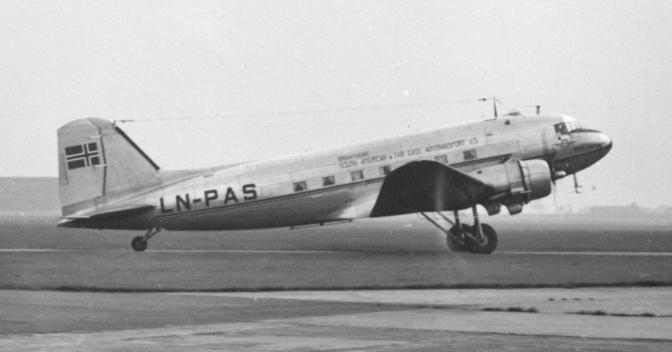 Aircraft registered LN-PAS