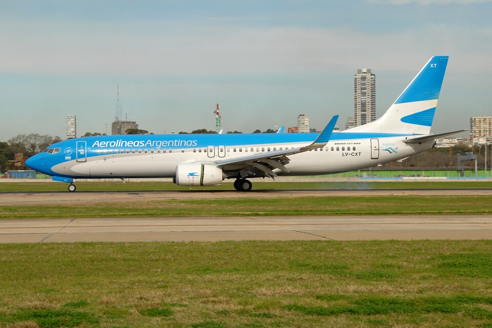 Aircraft registered LV-CXT