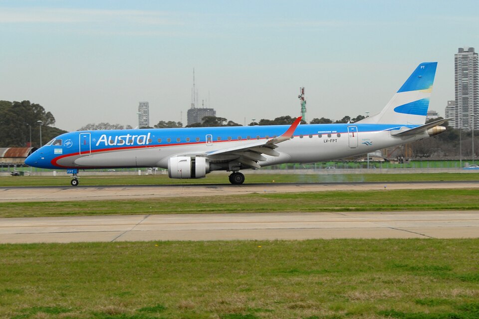 Aircraft registered LV-FPT