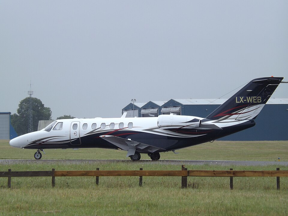 Aircraft registered LX-WEB