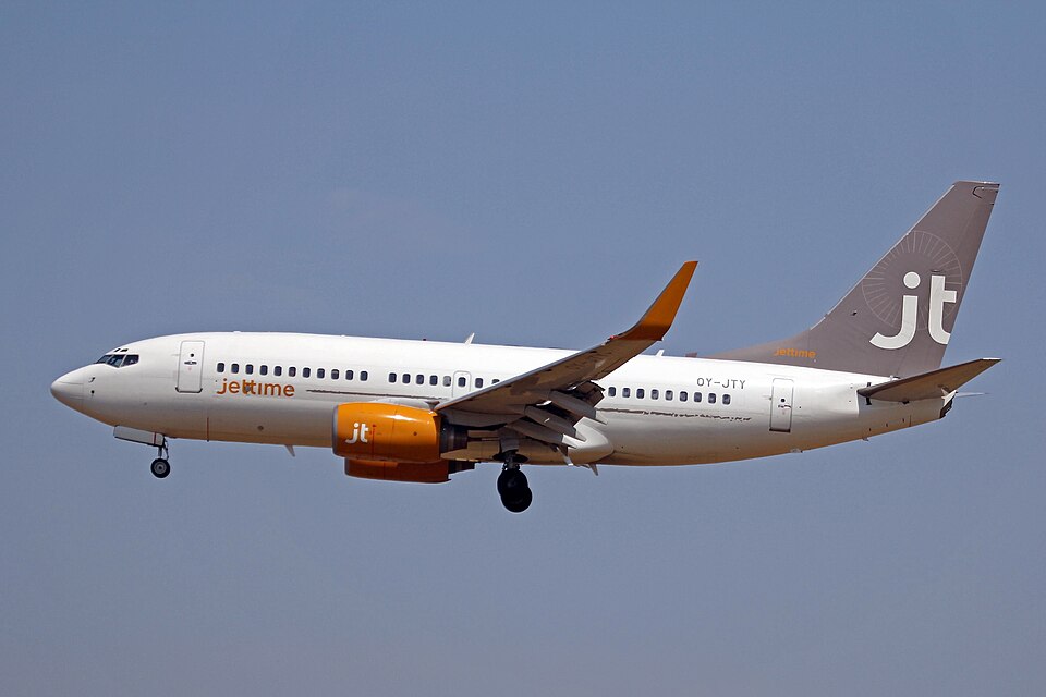 Aircraft registered OY-JTY