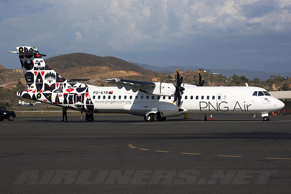 Aircraft registered P2-ATR