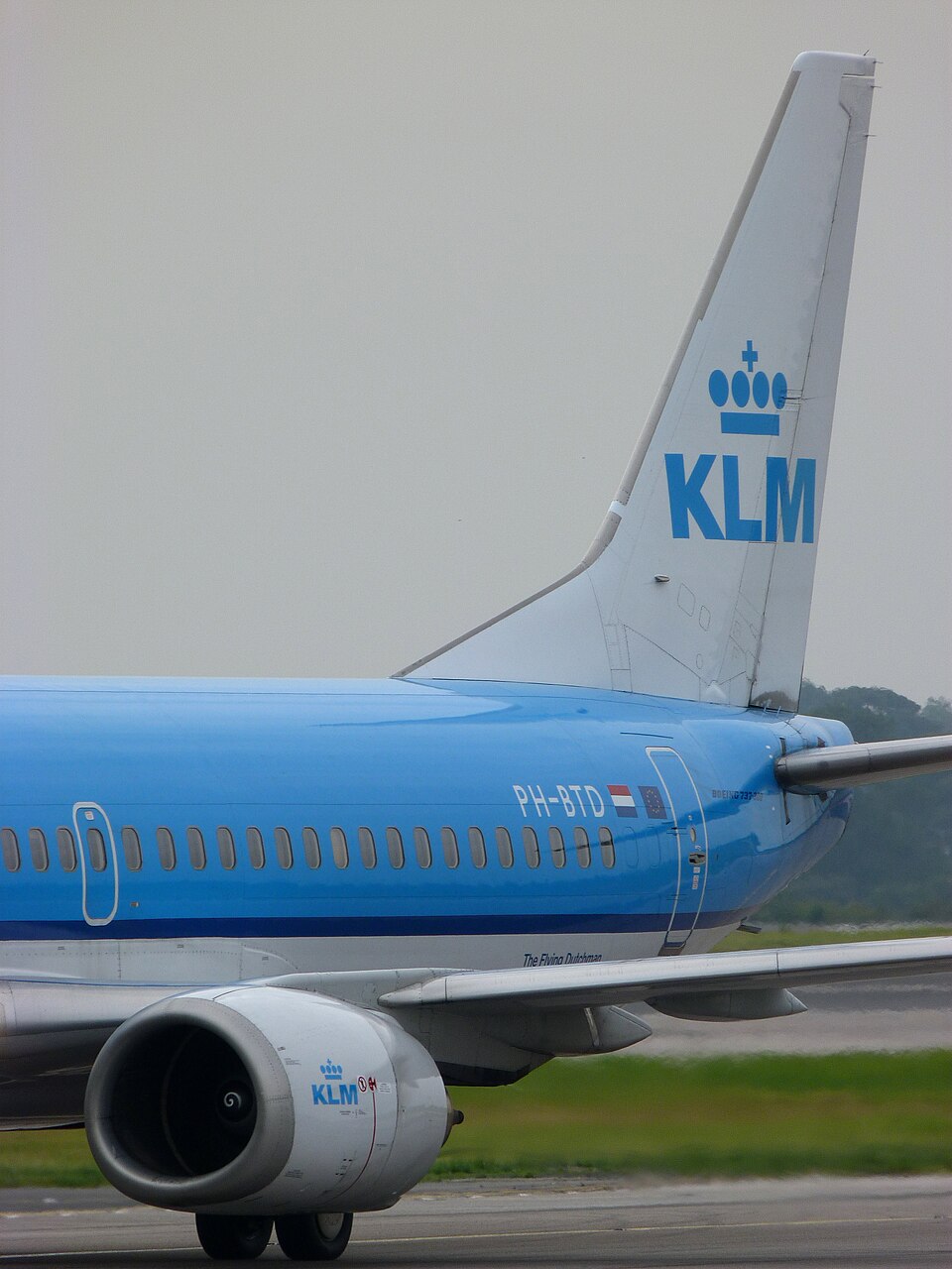 Aircraft registered PH-BTD