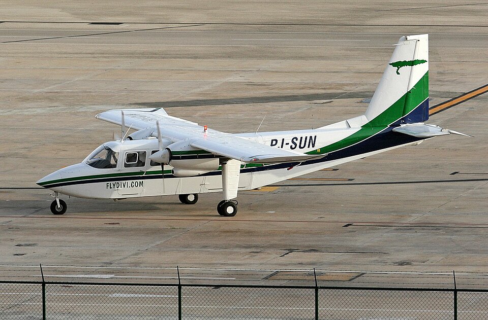 Aircraft registered PJ-SUN