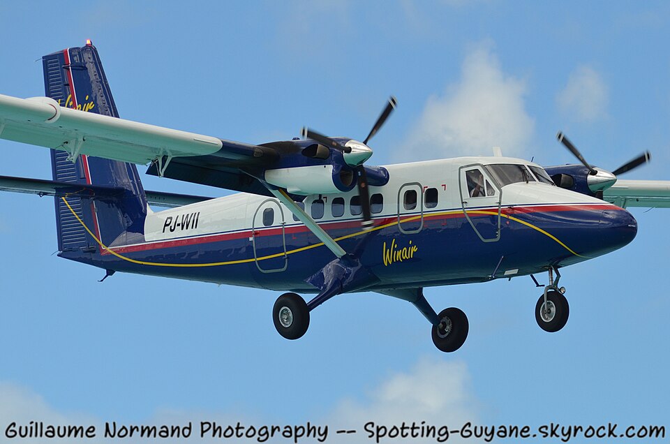 Aircraft registered PJ-WII