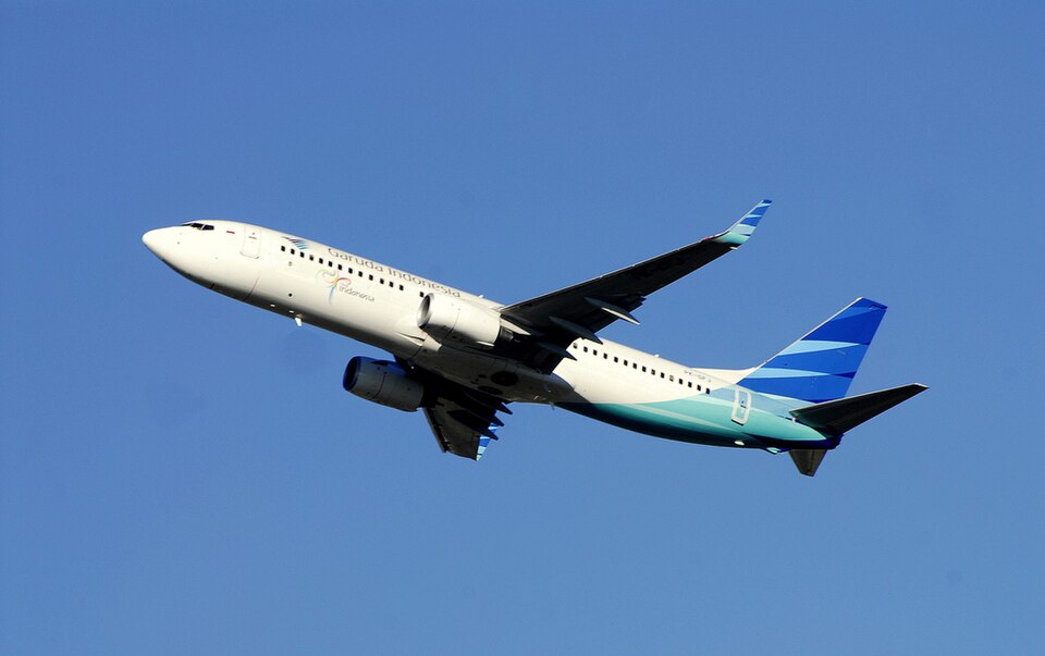 Aircraft registered PK-GFJ