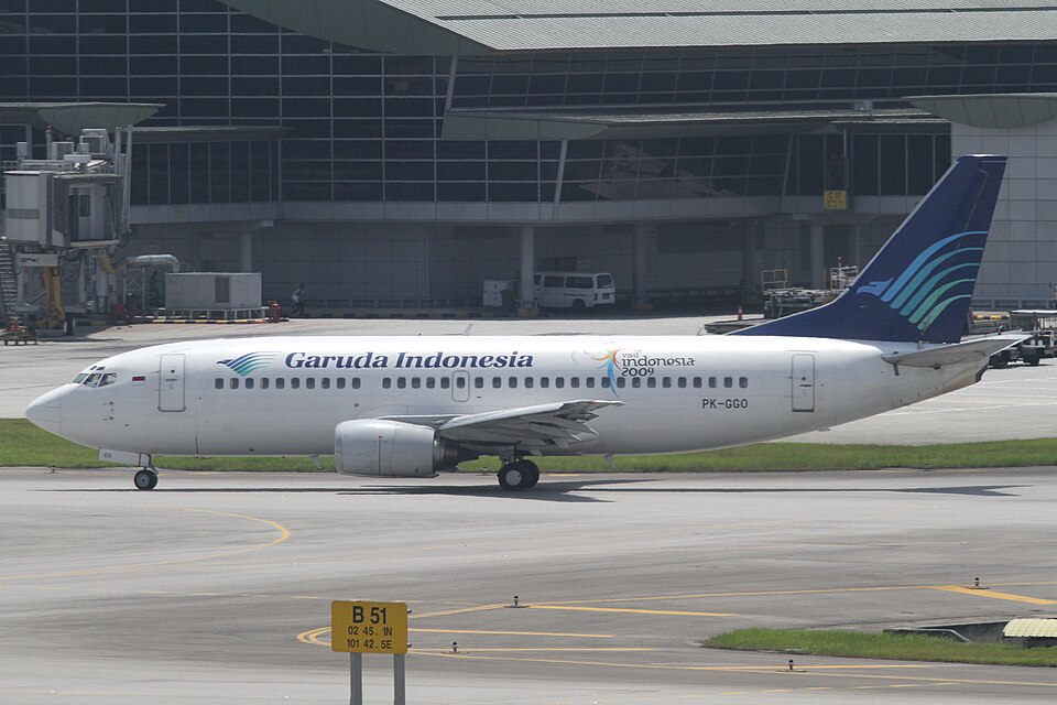 Aircraft registered PK-GGO