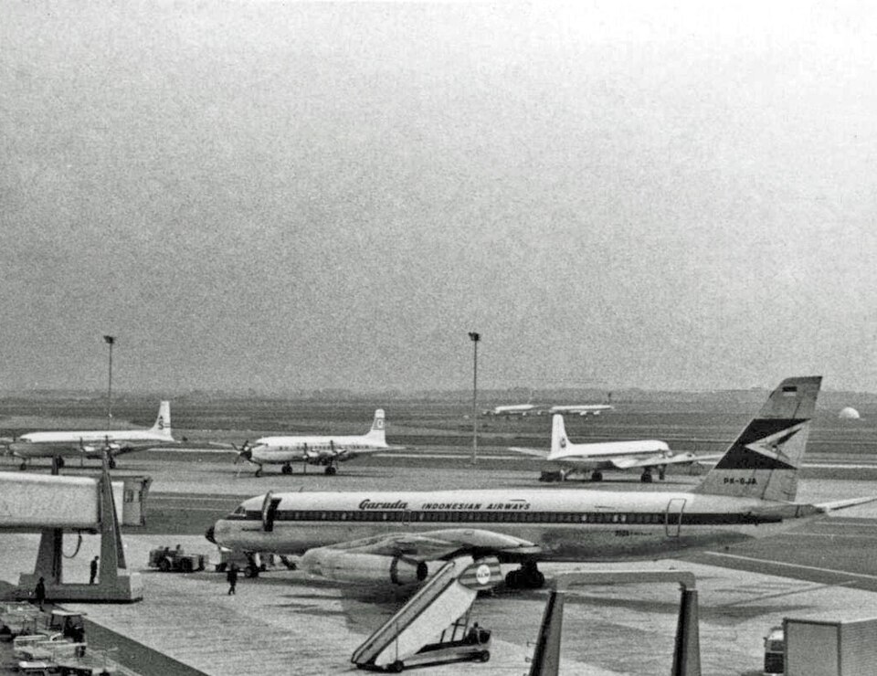 Aircraft registered PK-GJA