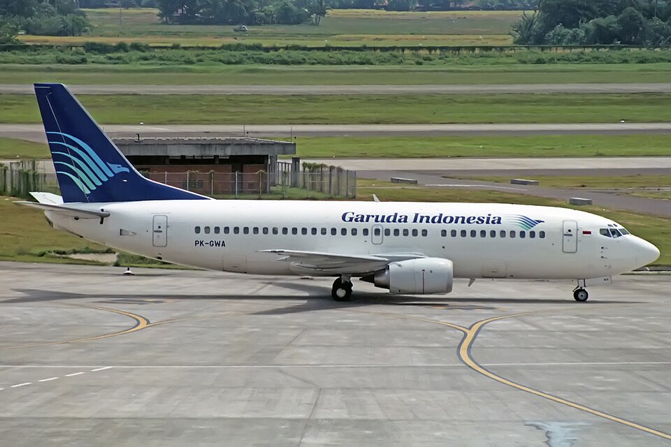 Aircraft registered PK-GWA