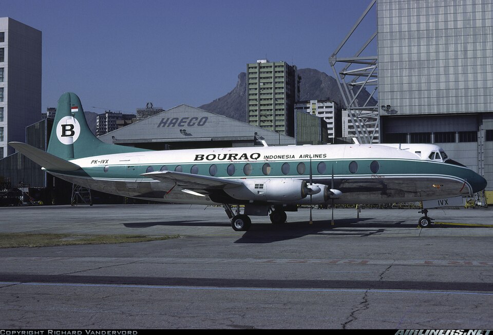 Aircraft registered PK-IVX